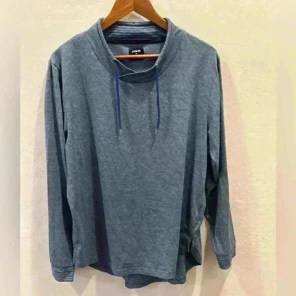 Jason Wu x Eva air long sleeve jersey lounge casual wear top L - Picture 2 of 5